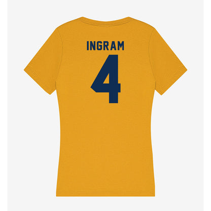 West Virginia - NCAA Baseball : Jackson Ingram - Women's V-Neck T-Shirt-1