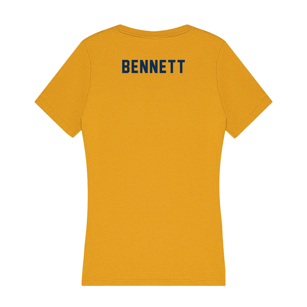 West Virginia - NCAA Men's Swimming & Diving : Preston Bennett - Women's V-Neck T-Shirt-1
