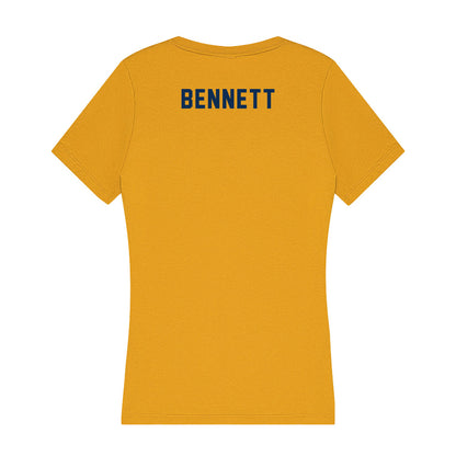 West Virginia - NCAA Men's Swimming & Diving : Preston Bennett - Women's V-Neck T-Shirt-1