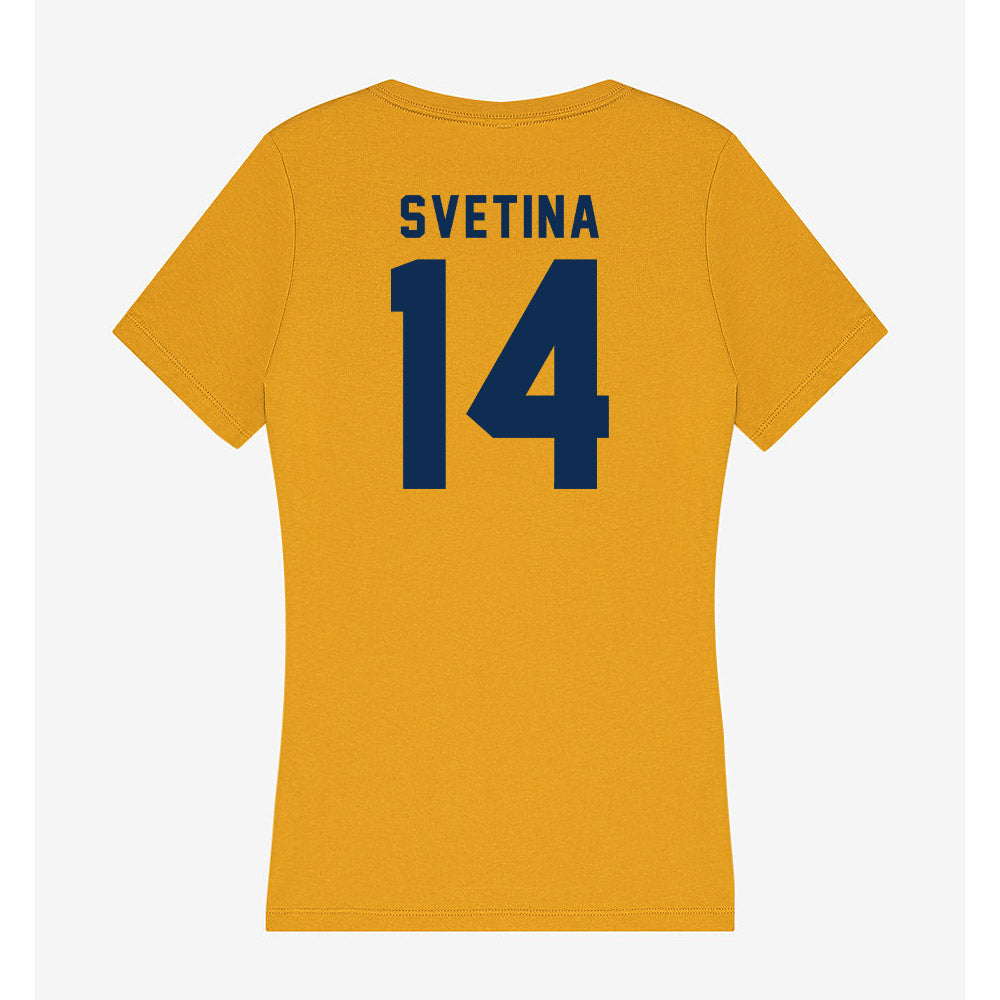 West Virginia - NCAA Women's Volleyball : Nina Svetina - Women's V-Neck T-Shirt-1