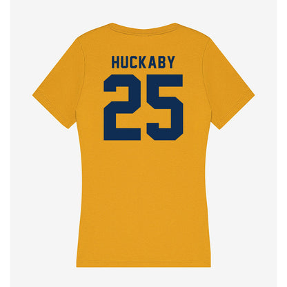 West Virginia - NCAA Men's Soccer : Dante Huckaby - Women's V-Neck T-Shirt-1