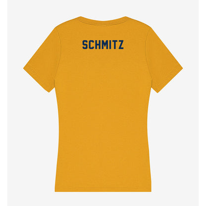 West Virginia - NCAA Men's Golf : Gabe Schmitz - Women's V-Neck T-Shirt-1