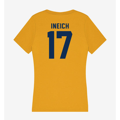 West Virginia - NCAA Baseball : Matt Ineich - Women's V-Neck T-Shirt-1