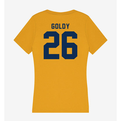 West Virginia - NCAA Baseball : Sean Goldy - Women's V-Neck T-Shirt-1