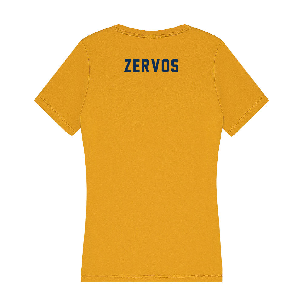 West Virginia - NCAA Women's Cross Country : Zara Zervos - Women's V-Neck T-Shirt-1