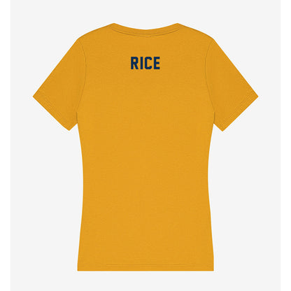 West Virginia - NCAA Women's Gymnastics : Sophia Rice - Women's V-Neck T-Shirt-1