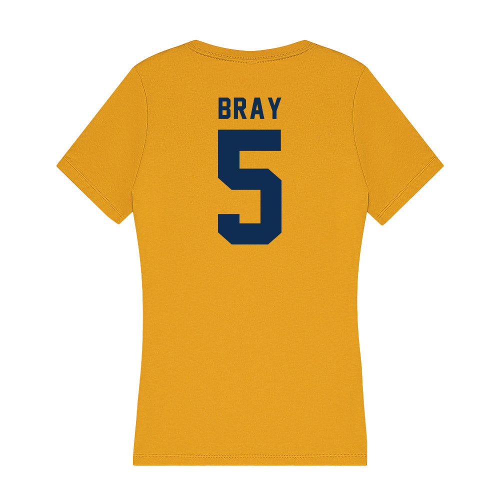 West Virginia - NCAA Football : Jaden Bray - Women's V-Neck T-Shirt-1