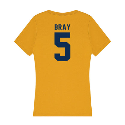 West Virginia - NCAA Football : Jaden Bray - Women's V-Neck T-Shirt-1