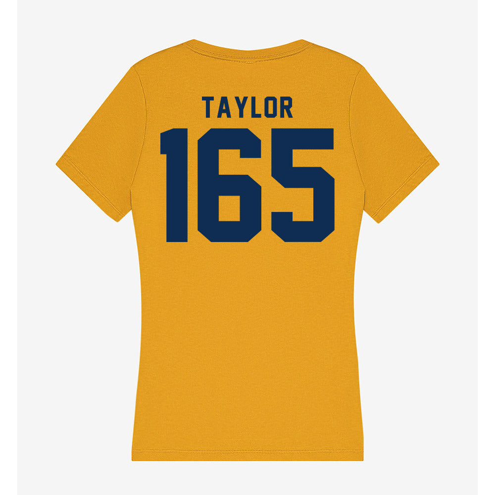 West Virginia - NCAA Wrestling : Shawn Taylor - Women's V-Neck T-Shirt-1