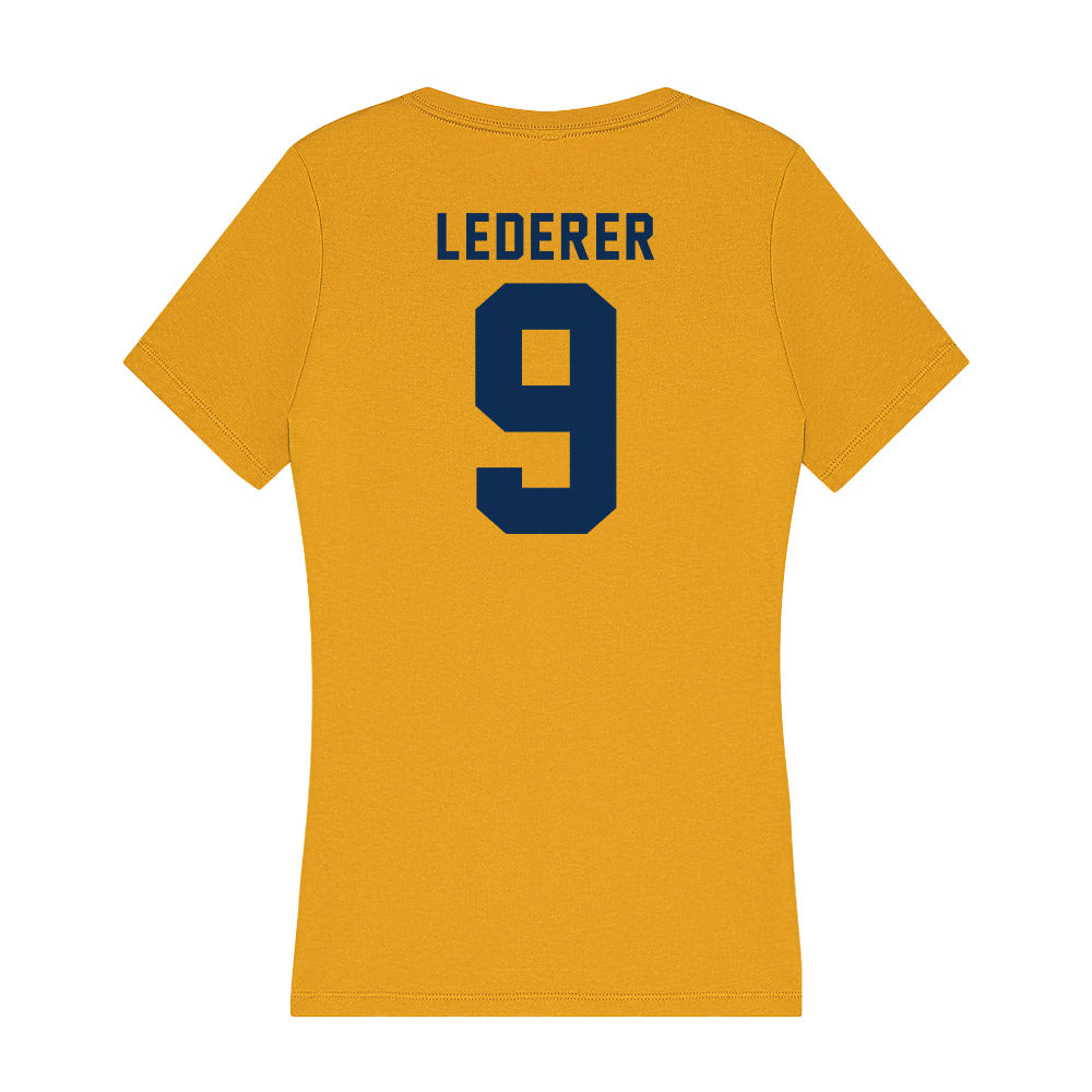 West Virginia - NCAA Women's Volleyball : Chalina Lederer - Women's V-Neck T-Shirt-1
