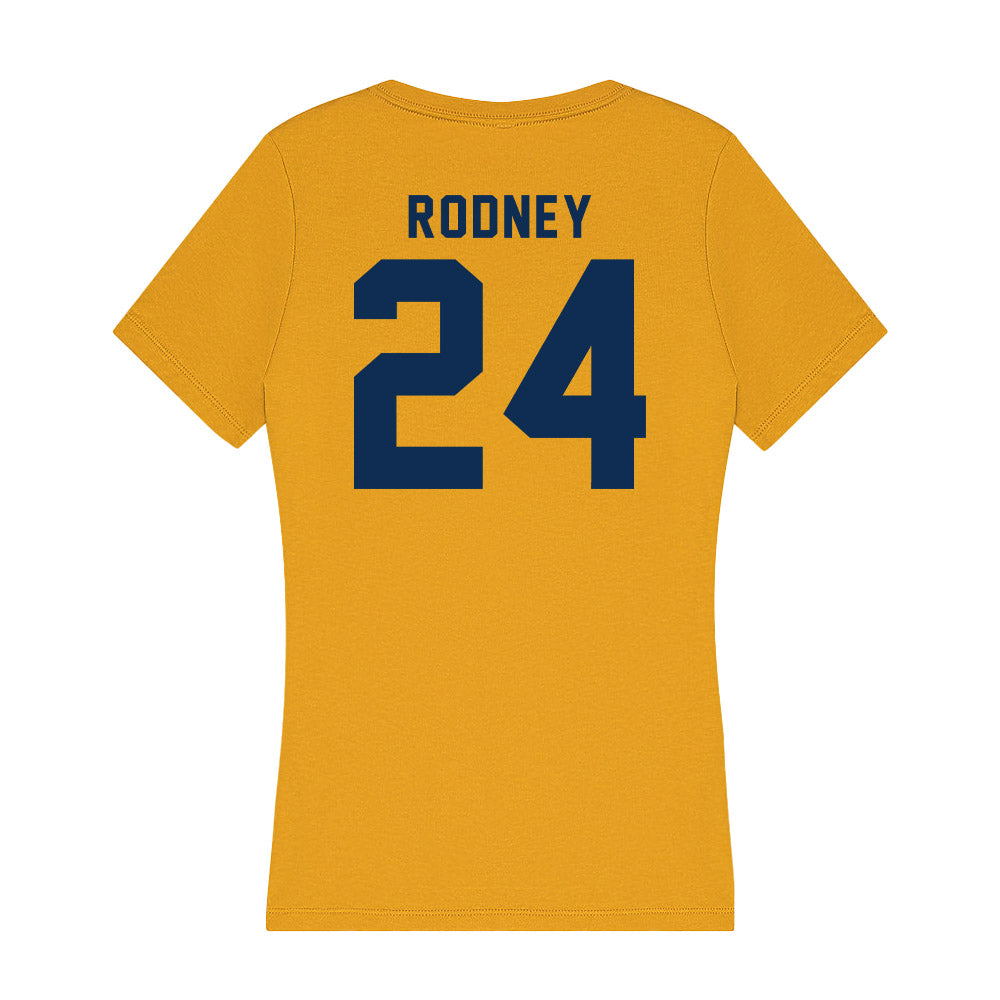 West Virginia - NCAA Football : Rodney Gallagher III Rodney - Women's V-Neck T-Shirt-1