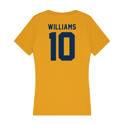 West Virginia - NCAA Football : Jarel Williams - Women's V-Neck T-Shirt-1