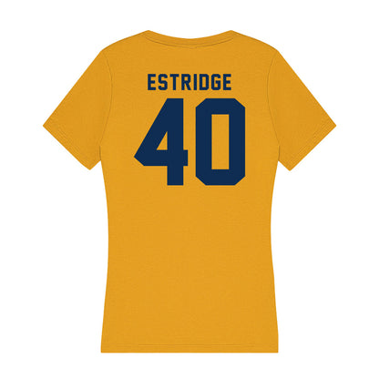 West Virginia - NCAA Baseball : Carson Estridge - Women's V-Neck T-Shirt-1