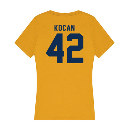West Virginia - NCAA Football : RJ Kocan - Women's V-Neck T-Shirt-1