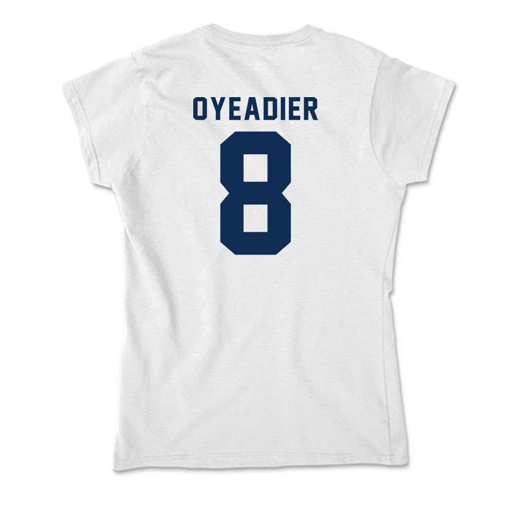 West Virginia - NCAA Men's Basketball : Abraham Oyeadier - Soft Style Women’s T-Shirt-1