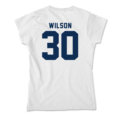 West Virginia - NCAA Football : Chase Wilson - Soft Style Women’s T-Shirt-1