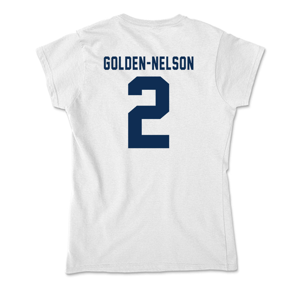 West Virginia - NCAA Football : Devonte Golden-Nelson - Soft Style Women’s T-Shirt-1