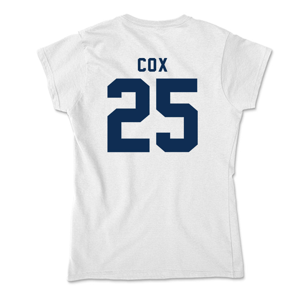 West Virginia - NCAA Baseball : Tyler Cox - Soft Style Women’s T-Shirt-1