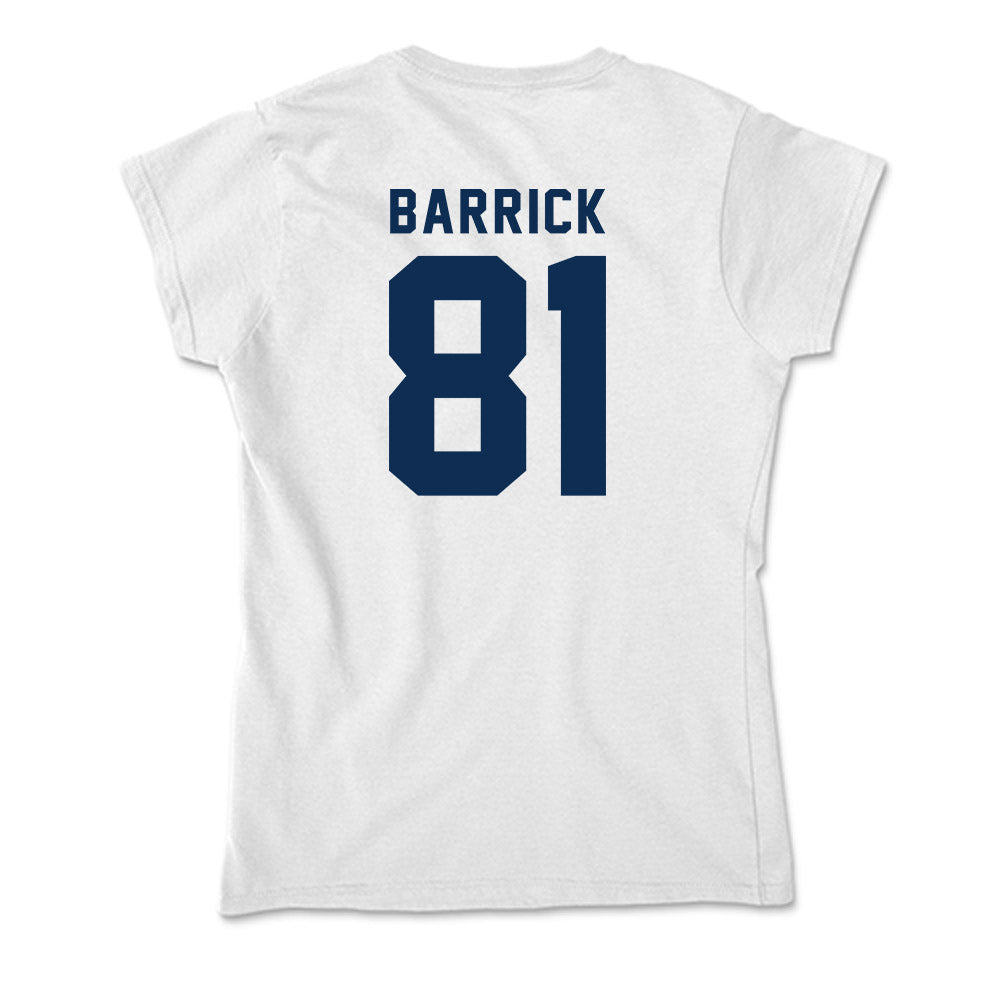 West Virginia - NCAA Football : Jacob Barrick - Soft Style Women’s T-Shirt-1