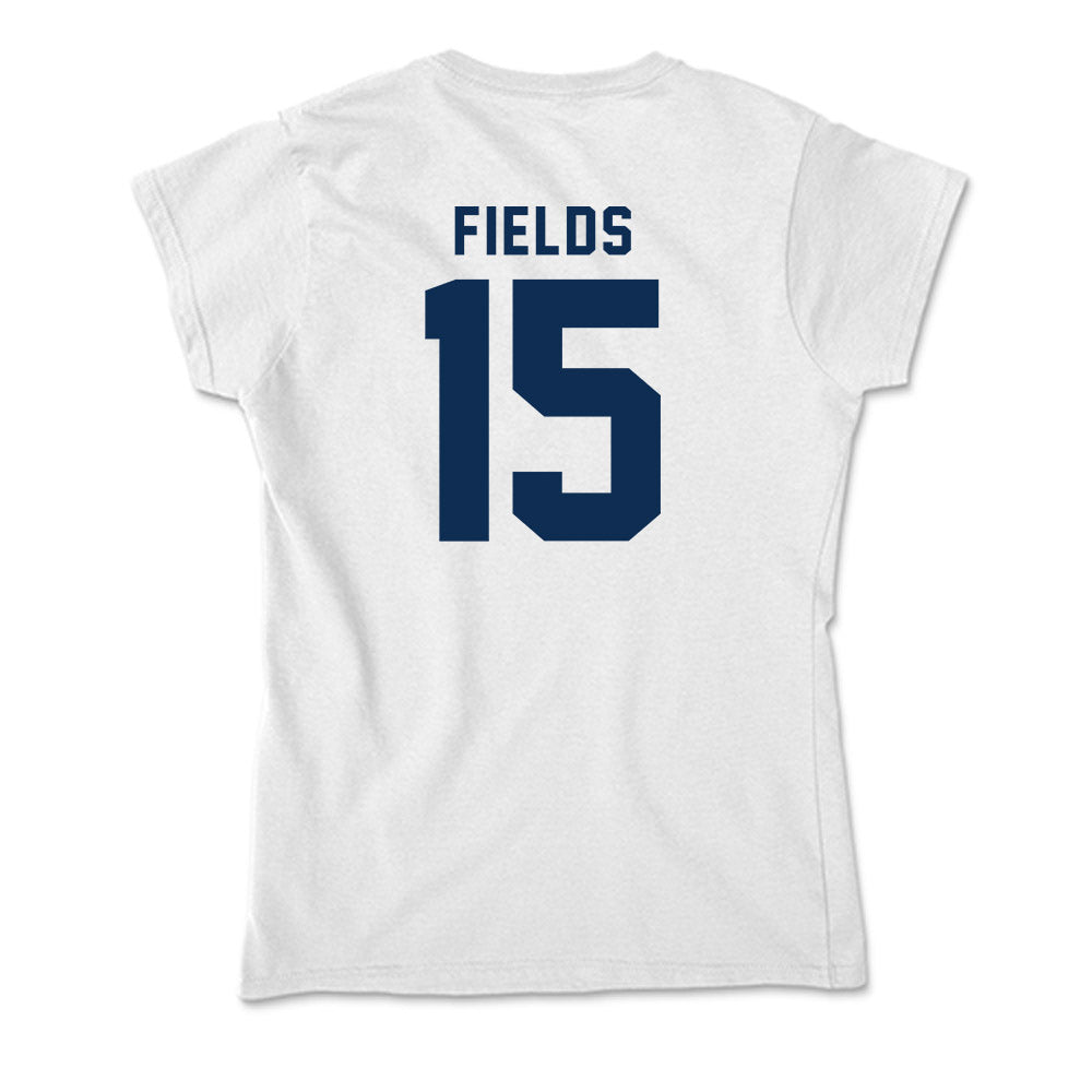 West Virginia - NCAA Men's Basketball : Jackson Fields - Soft Style Women’s T-Shirt-1