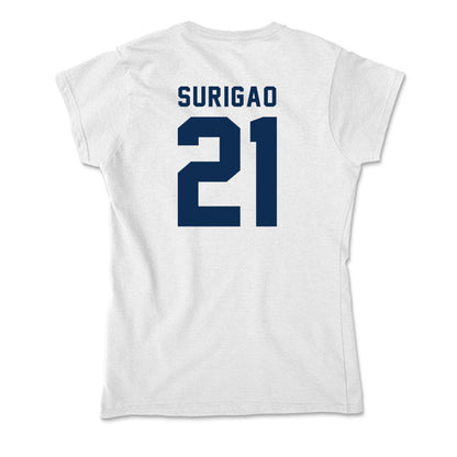 West Virginia - NCAA Baseball : Joshua Surigao - Soft Style Women’s T-Shirt-1