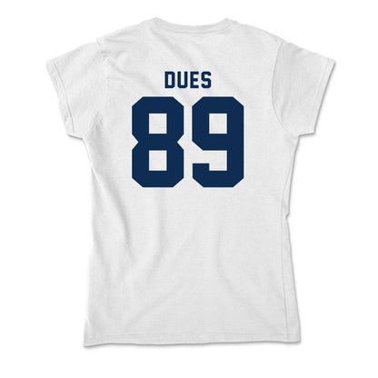 West Virginia - NCAA Football : Tyshawn Dues - Soft Style Women’s T-Shirt-1