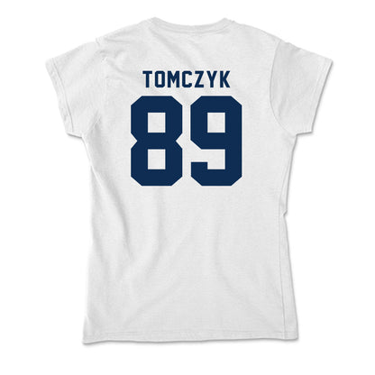 West Virginia - NCAA Football : Adam Tomczyk - Soft Style Women’s T-Shirt-1