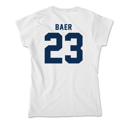 West Virginia - NCAA Men's Soccer : Ryan Baer - Soft Style Women’s T-Shirt-1