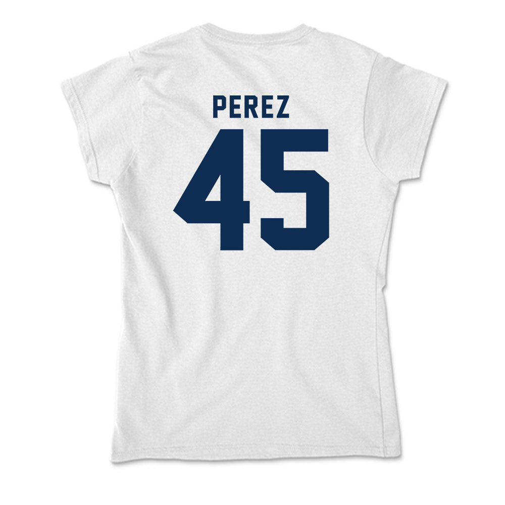 West Virginia - NCAA Baseball : David Perez - Soft Style Women’s T-Shirt-1