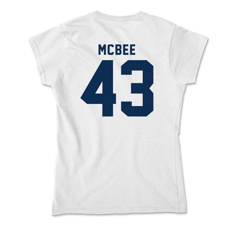 West Virginia - NCAA Football : Colin McBee - Soft Style Women’s T-Shirt-1