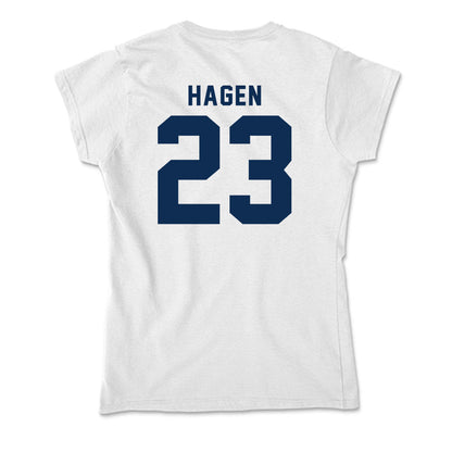 West Virginia - NCAA Baseball : David Hagen - Soft Style Women’s T-Shirt-1