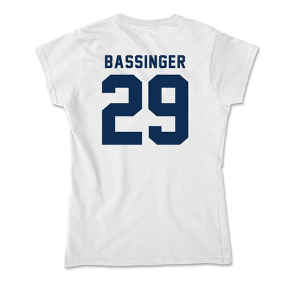 West Virginia - NCAA Baseball : Reese Bassinger - Soft Style Women’s T-Shirt-1