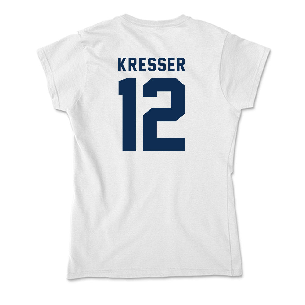 West Virginia - NCAA Baseball : Brodie Kresser - Soft Style Women’s T-Shirt-1