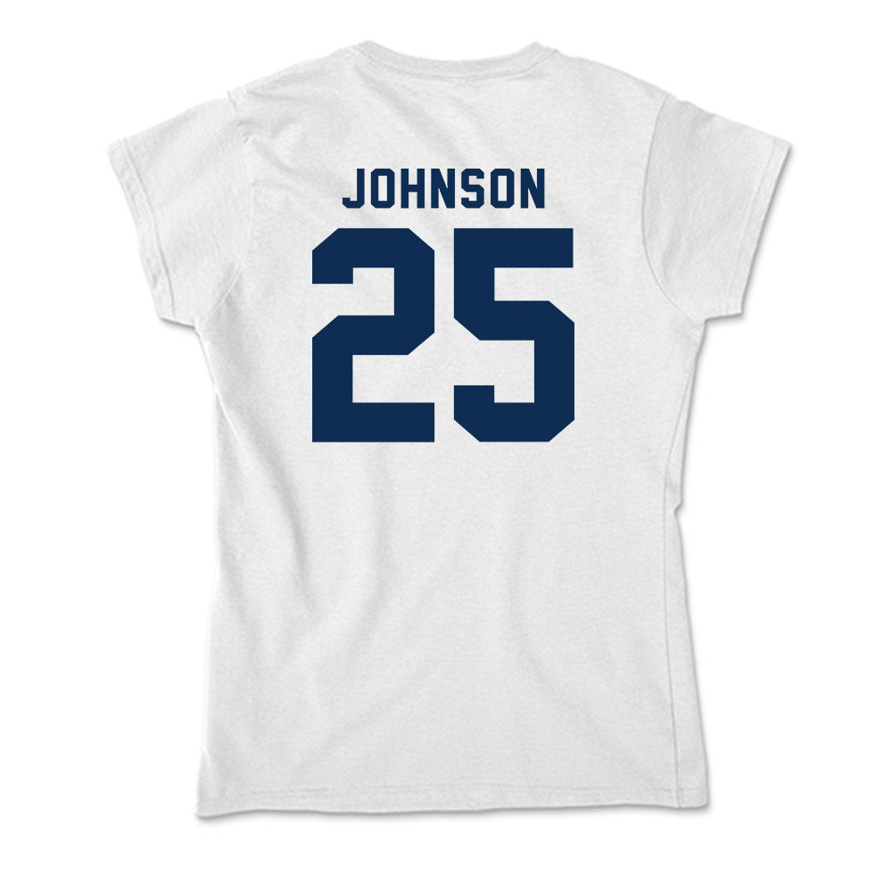 West Virginia - NCAA Women's Basketball : Loghan Johnson - Soft Style Women’s T-Shirt-1