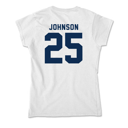 West Virginia - NCAA Women's Basketball : Loghan Johnson - Soft Style Women’s T-Shirt-1