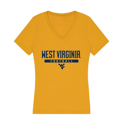 West Virginia - NCAA Football : Jaden Bray - Women's V-Neck T-Shirt-0