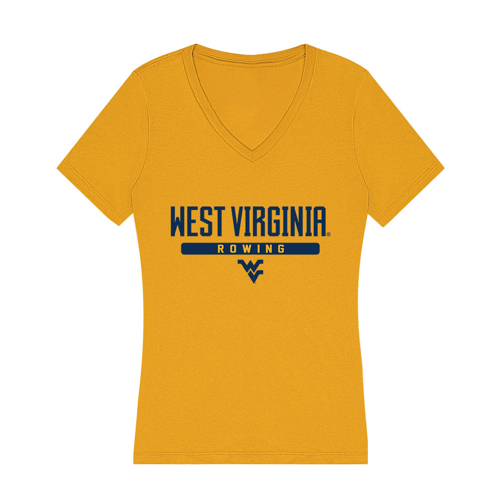 West Virginia - NCAA Women's Rowing : Ryleigh Rosta - Women's V-Neck T-Shirt-0