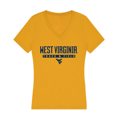West Virginia - NCAA Women's Track & Field : Olivia Cress - Women's V-Neck T-Shirt-0