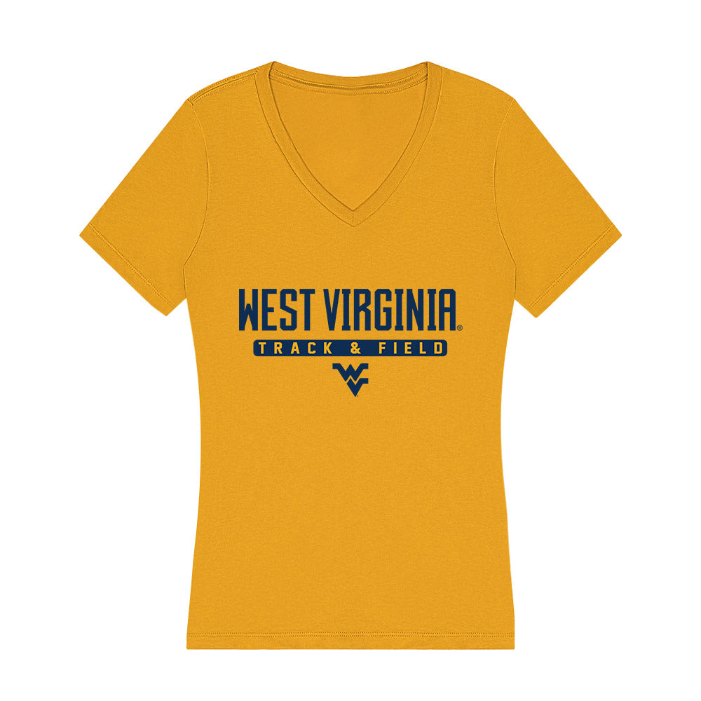 West Virginia - NCAA Women's Track & Field : Cate Pickering - Women's V-Neck T-Shirt-0