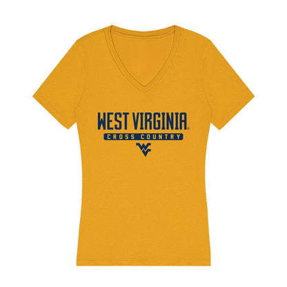 West Virginia - NCAA Women's Cross Country : Chiara Judis - Women's V-Neck T-Shirt-0