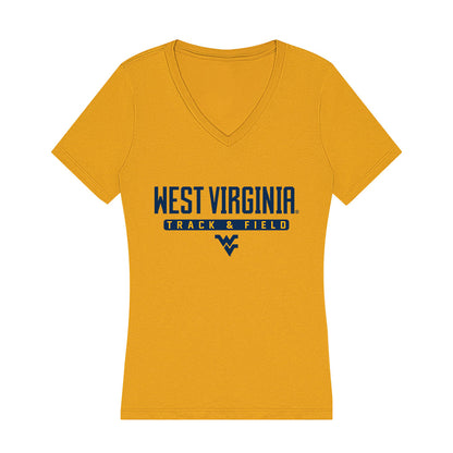 West Virginia - NCAA Women's Track & Field : Izayah Everett - Women's V-Neck T-Shirt-0