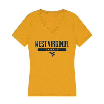 West Virginia - NCAA Women's Tennis : Lyla Byers - Women's V-Neck T-Shirt-0