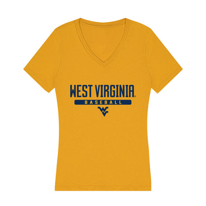 West Virginia - NCAA Baseball : Gavin Kelly - Women's V-Neck T-Shirt-0