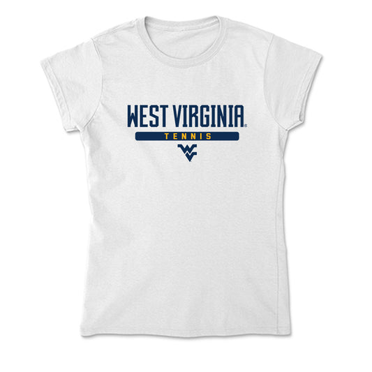 West Virginia - NCAA Women's Tennis : Audrey Moutama - Soft Style Women’s T-Shirt-0