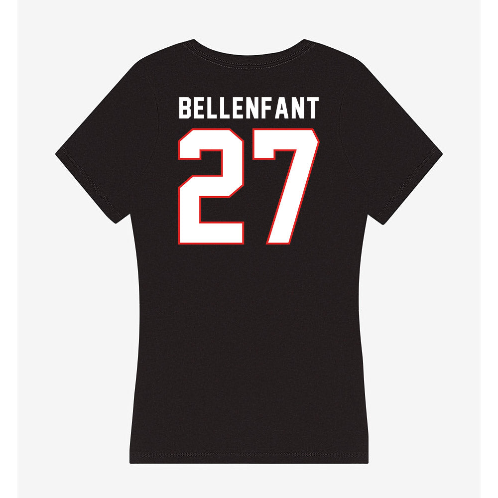 Texas Tech - NCAA Football : Upton Bellenfant - Women's V-Neck T-Shirt-1