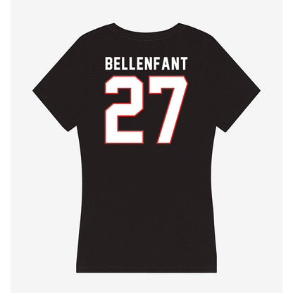 Texas Tech - NCAA Football : Upton Bellenfant - Women's V-Neck T-Shirt-1