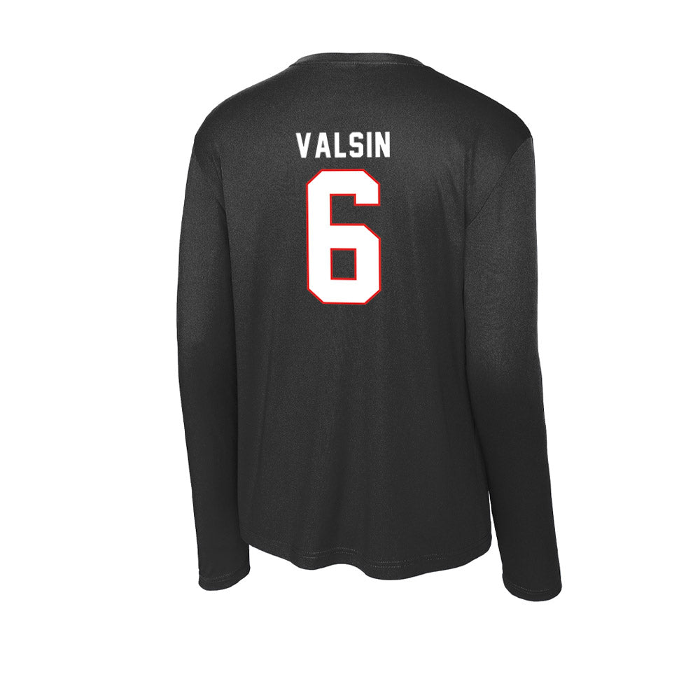 Texas Tech - NCAA Football : Kelby Valsin - Activewear Long Sleeve T-Shirt