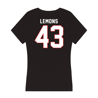 Texas Tech - NCAA Football : Chris Lemons - Women's V-Neck T-Shirt-1