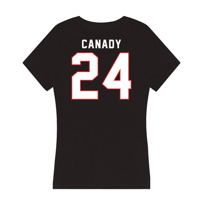 Texas Tech - NCAA Softball : NiJaree Canady - Women's V-Neck T-Shirt-1