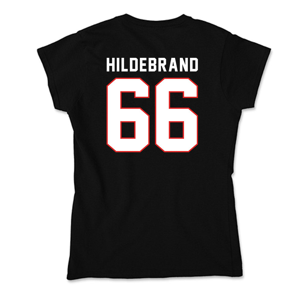 Texas Tech - NCAA Football : Jackson Hildebrand - Soft Style Women’s T-Shirt-1